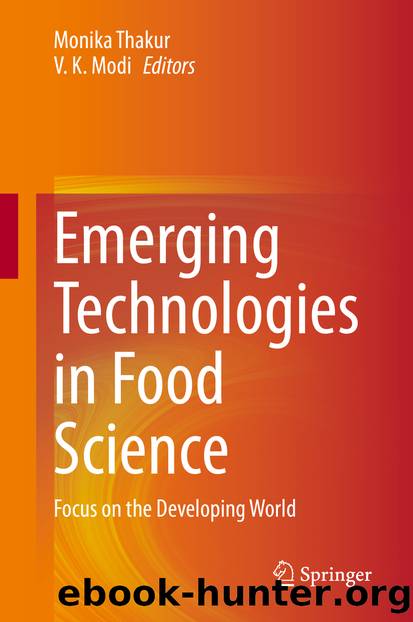 Emerging Technologies in Food Science by Unknown