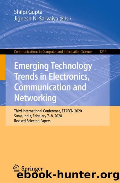 Emerging Technology Trends in Electronics, Communication and Networking by Unknown
