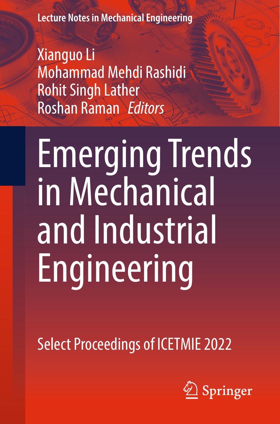 Emerging Trends in Mechanical and Industrial Engineering by unknow