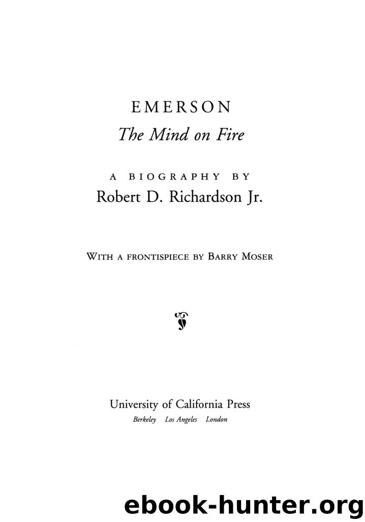 Emerson by Robert D. Richardson Jr
