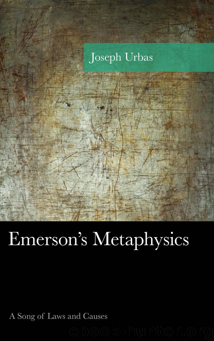 Emerson's Metaphysics by Urbas Joseph;