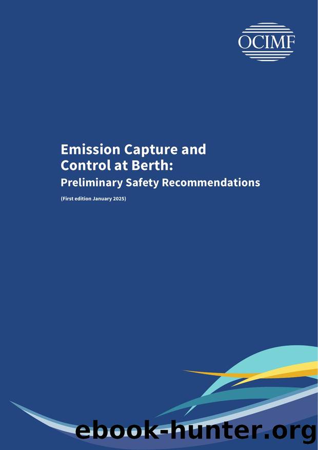 Emissions Capture and Control at Berth: Preliminary Safety Recommendations by OCIMF