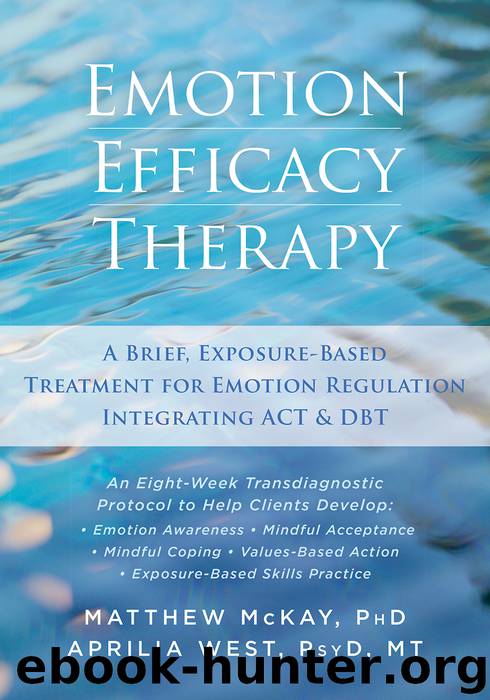 Emotion Efficacy Therapy by Matthew McKay & Aprilia West