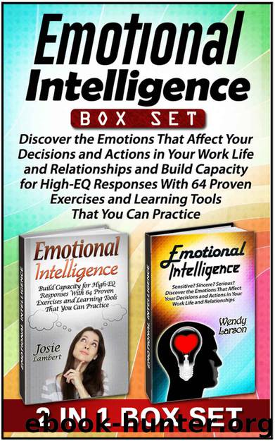 Emotional Intelligence Box Set by Lambert Josie & Larson Wendy