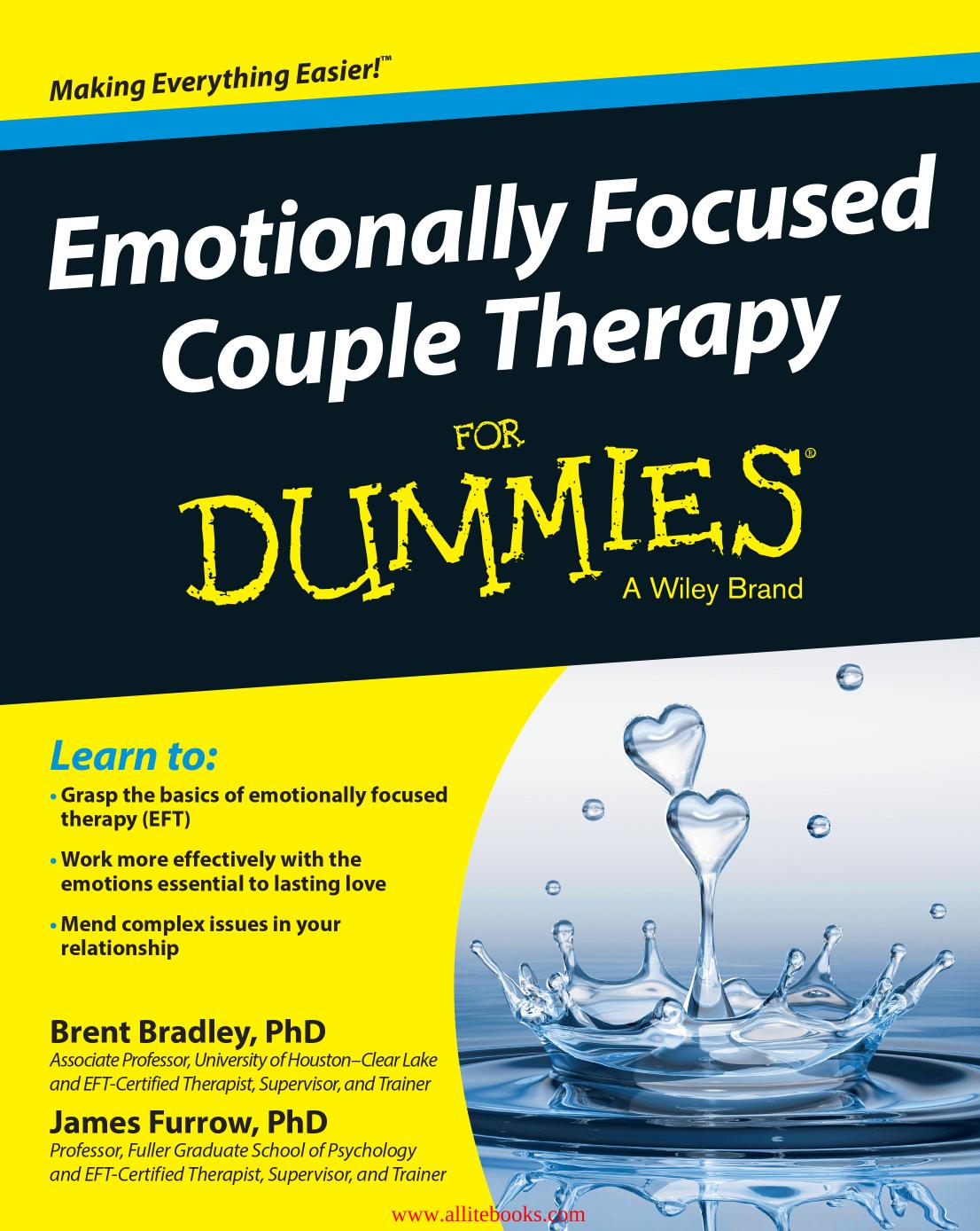 Emotionally Focused Couple Therapy for Dummies by Unknow