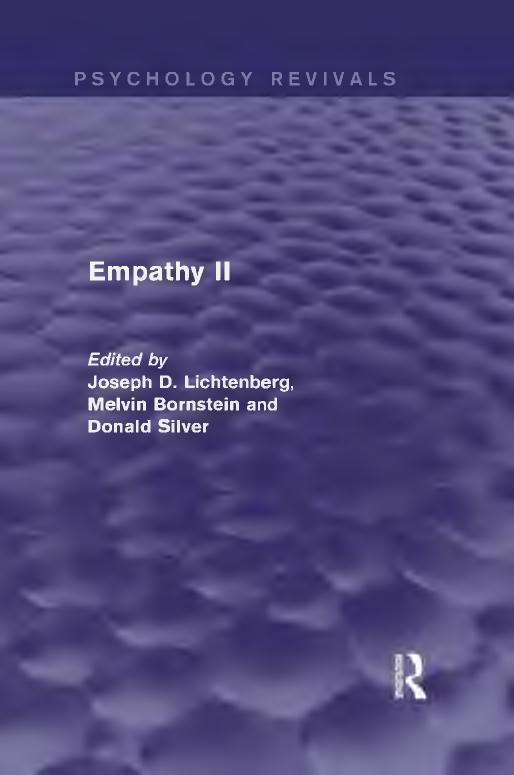 Empathy by Bornstein Melvin; Lichtenberg Joseph D.; Silver Donald