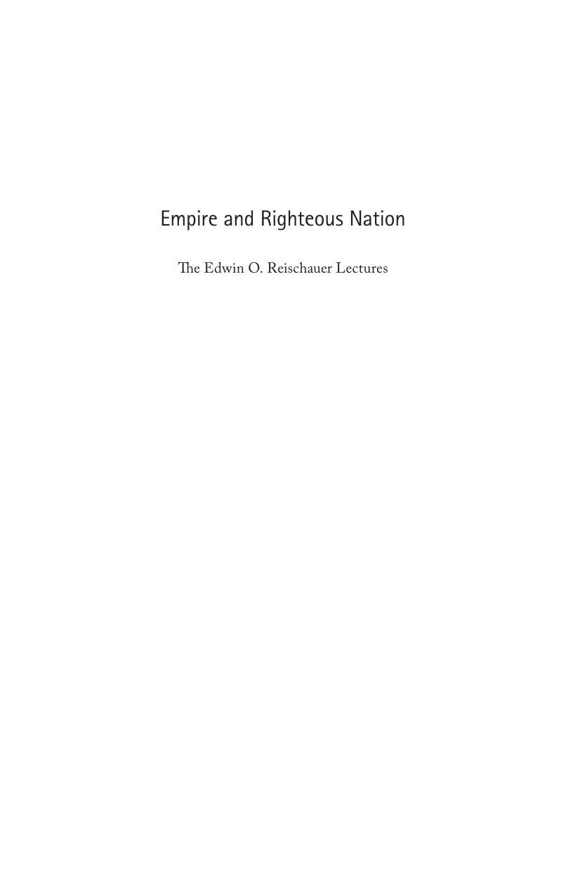 Empire and Righteous Nation: 600 Years of China-Korea Relations by Odd Arne Westad