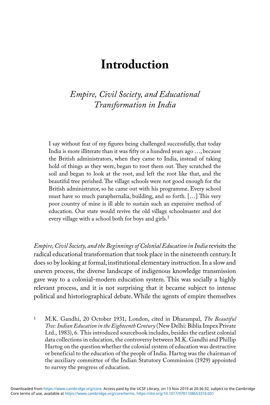 Empire, Civil Society, and the Beginnings of Colonial Education in India by Jana Tschurenev