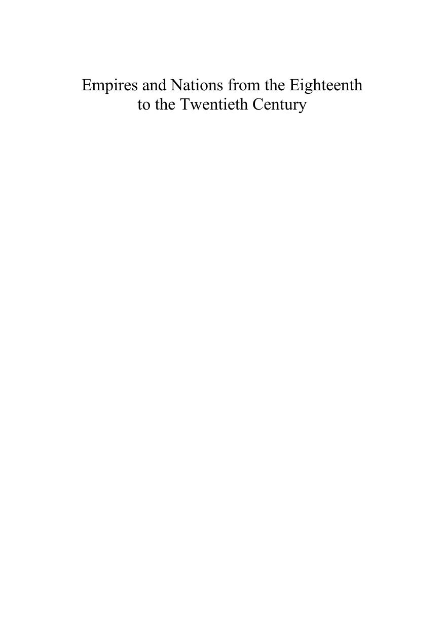 Empires and Nations from the Eighteenth to the Twentieth Century: Volume 2 by Antonello Biagini; Giovanna Motta