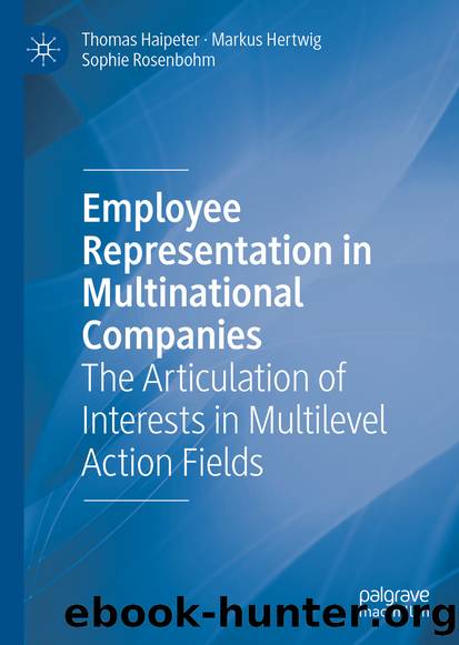 Employee Representation in Multinational Companies by Thomas Haipeter & Markus Hertwig & Sophie Rosenbohm