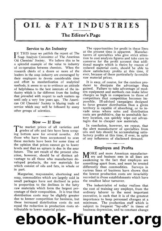 Employes and profits by Unknown