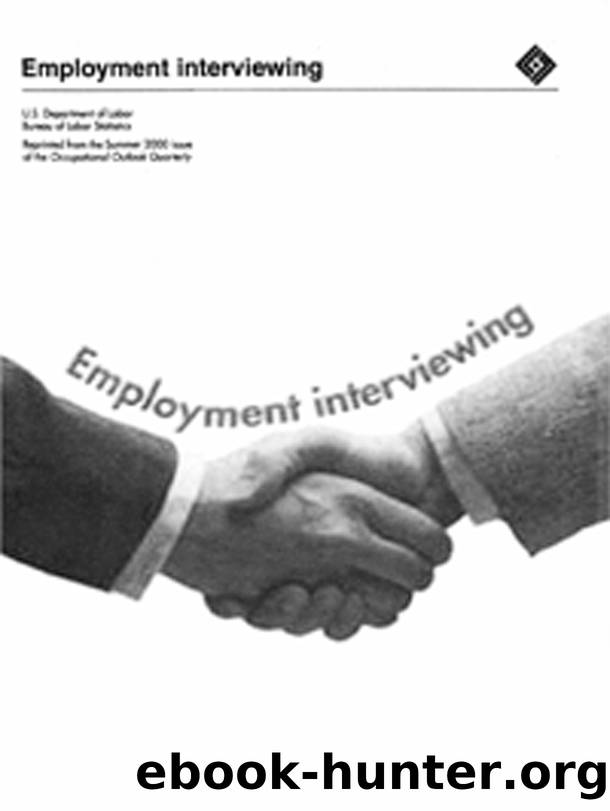 Employment Interviewing by Olivia Crosby