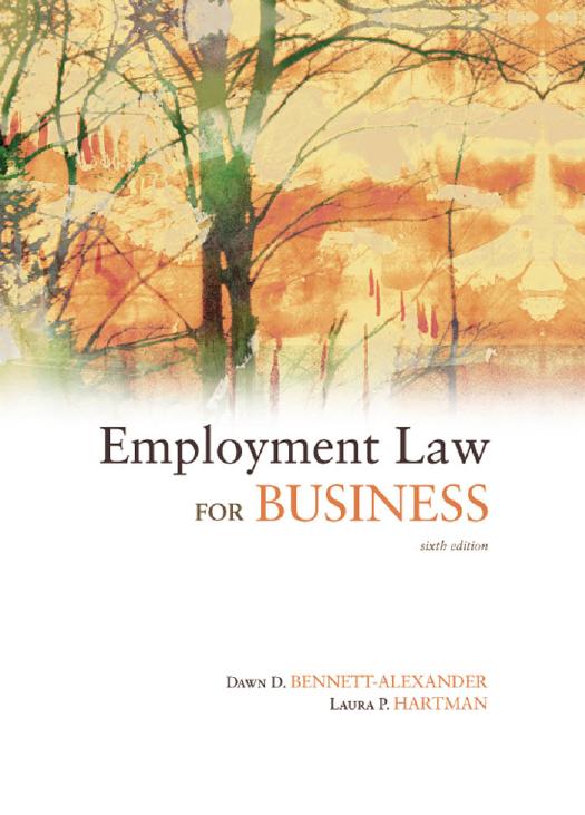 Employment Law for Business (Repost) by Dawn Bennett-Alexander Laura Hartman