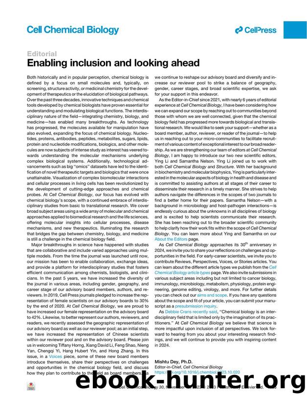 Enabling inclusion and looking ahead by Mishtu Dey Ph.D
