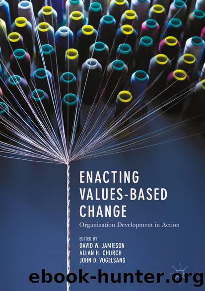 Enacting Values-Based Change by David W. Jamieson Allan H. Church & John D. Vogelsang