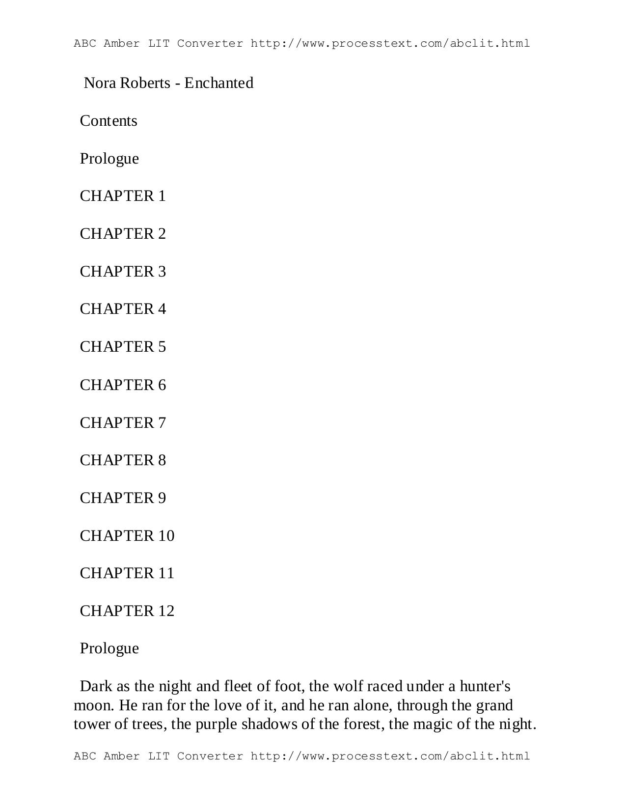 Enchanted by Nora Roberts by Unknown