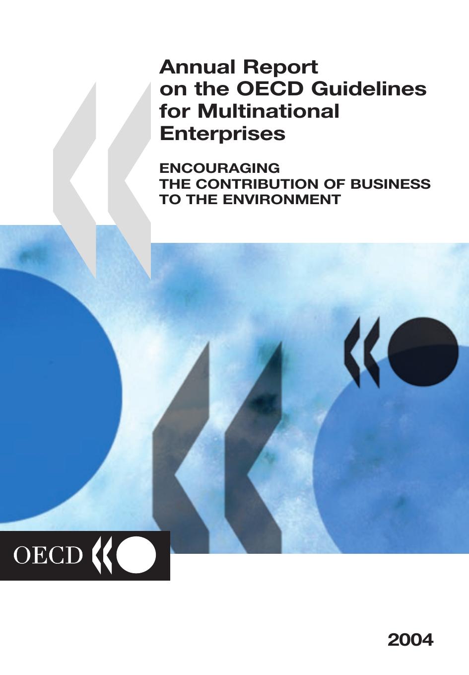Encouraging the contribution of business in the environment. by OECD