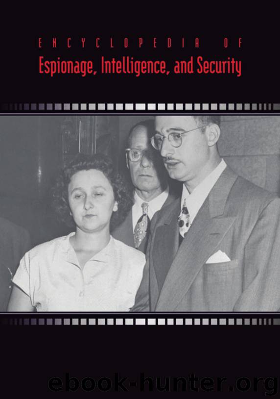 Ency Intel by Encyclopedia Of Intelligence Espionage & Security