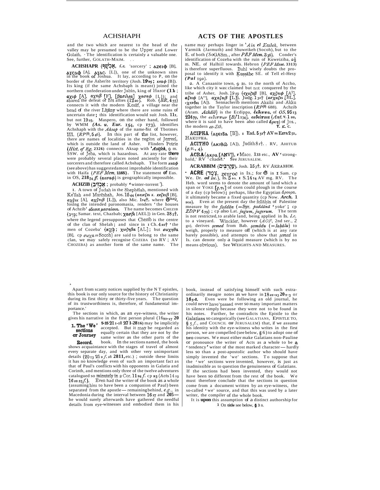 Encyclodaedia biblica; a critical dictionary of the literaty, political and religious hisrory, the archaeology, geography, and natural history of the Bible by Cheybe T.K