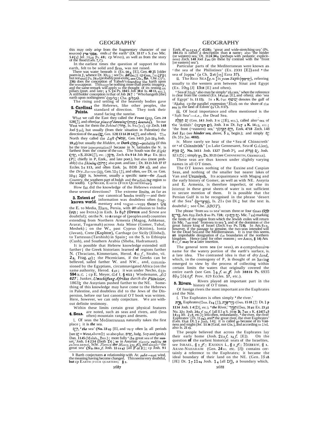 Encyclopedia Biblica. Geography by Gilgal