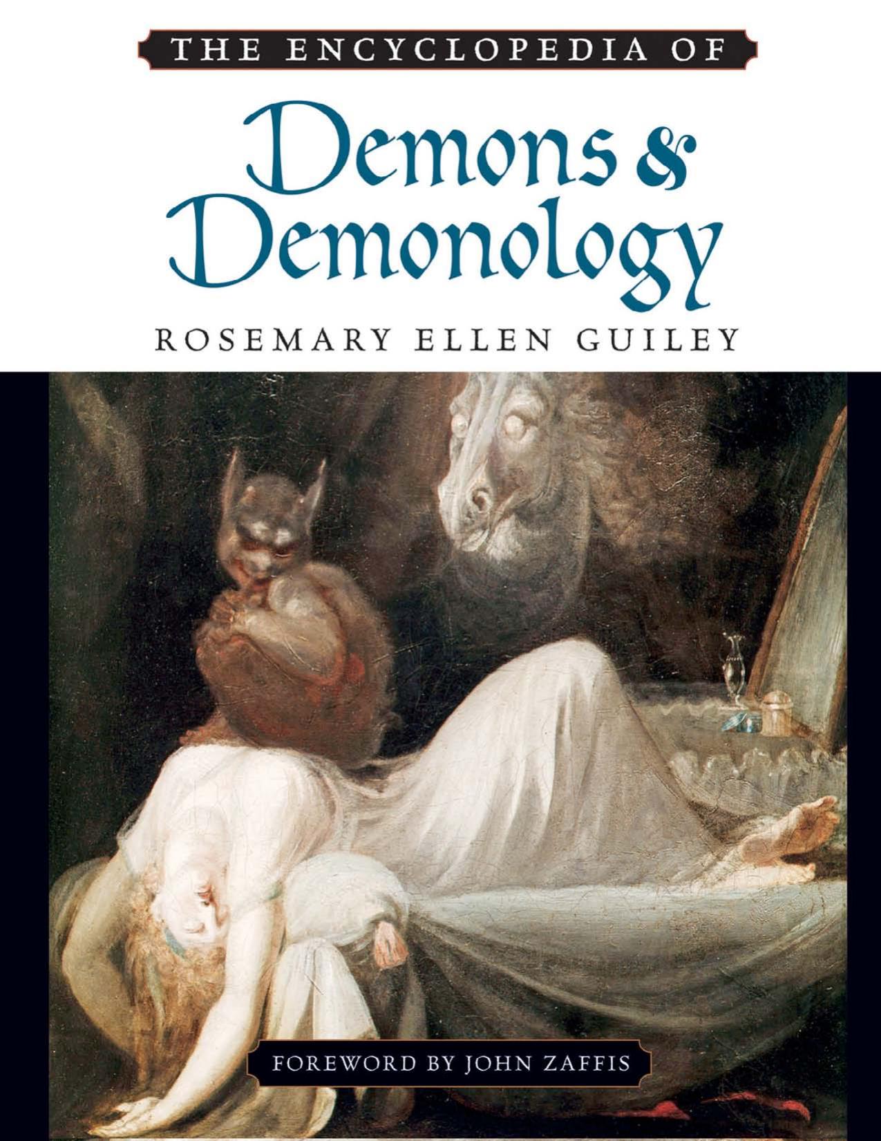 Encyclopedia Demons Demonology by Unknown