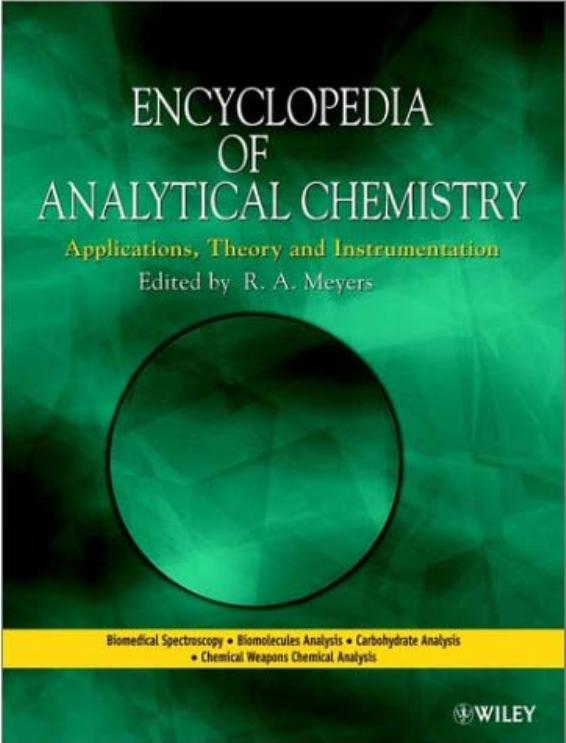 Encyclopedia Of Analytical Chemistry by Unknown