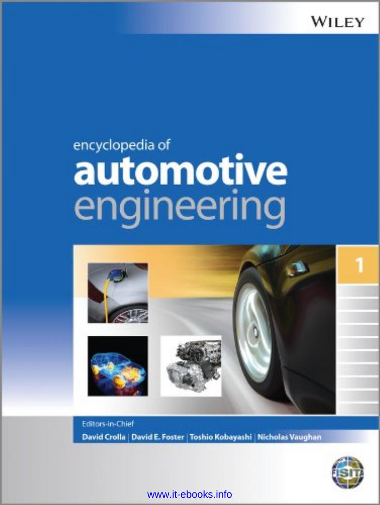 Encyclopedia Of Automotive Engineering by Unknown