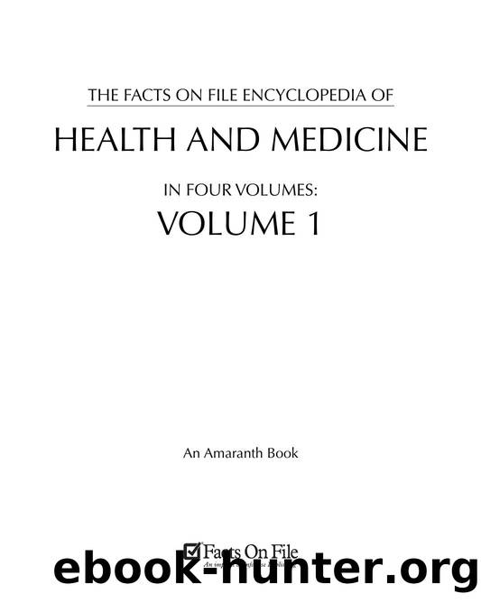 Encyclopedia Of Health And Medicine (2006) by Unknown