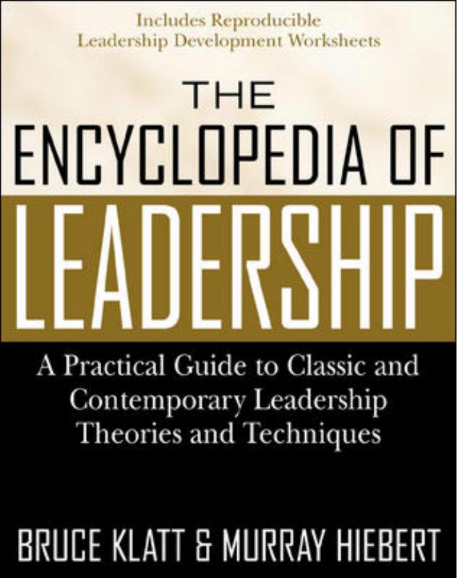 Encyclopedia Of Leadership by Unknown