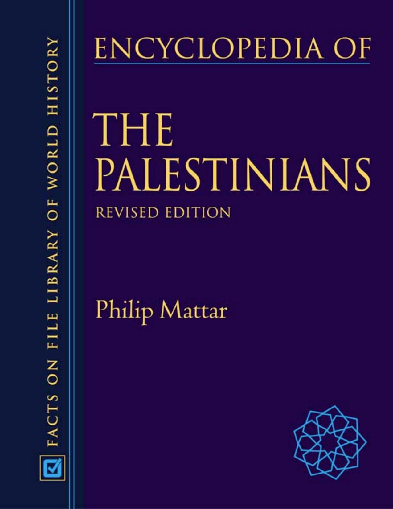 Encyclopedia Of Palestinians by Unknown