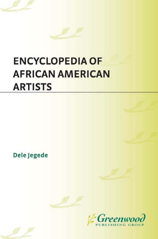 Encyclopedia of African American Artists (Artists of the American Mosaic) by dele jegede