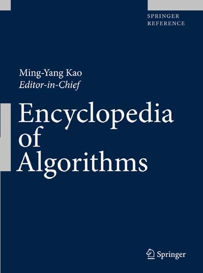 Encyclopedia of Algorithms by Ming-Yang Kao