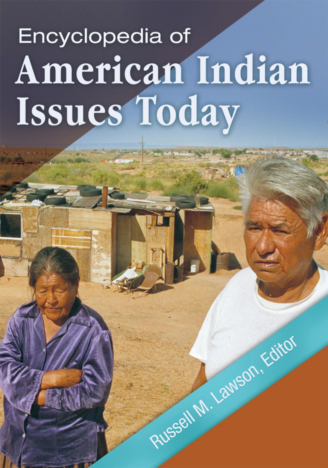 Encyclopedia of American Indian Issues Today [2 volumes] by Russell M. Lawson (editor)