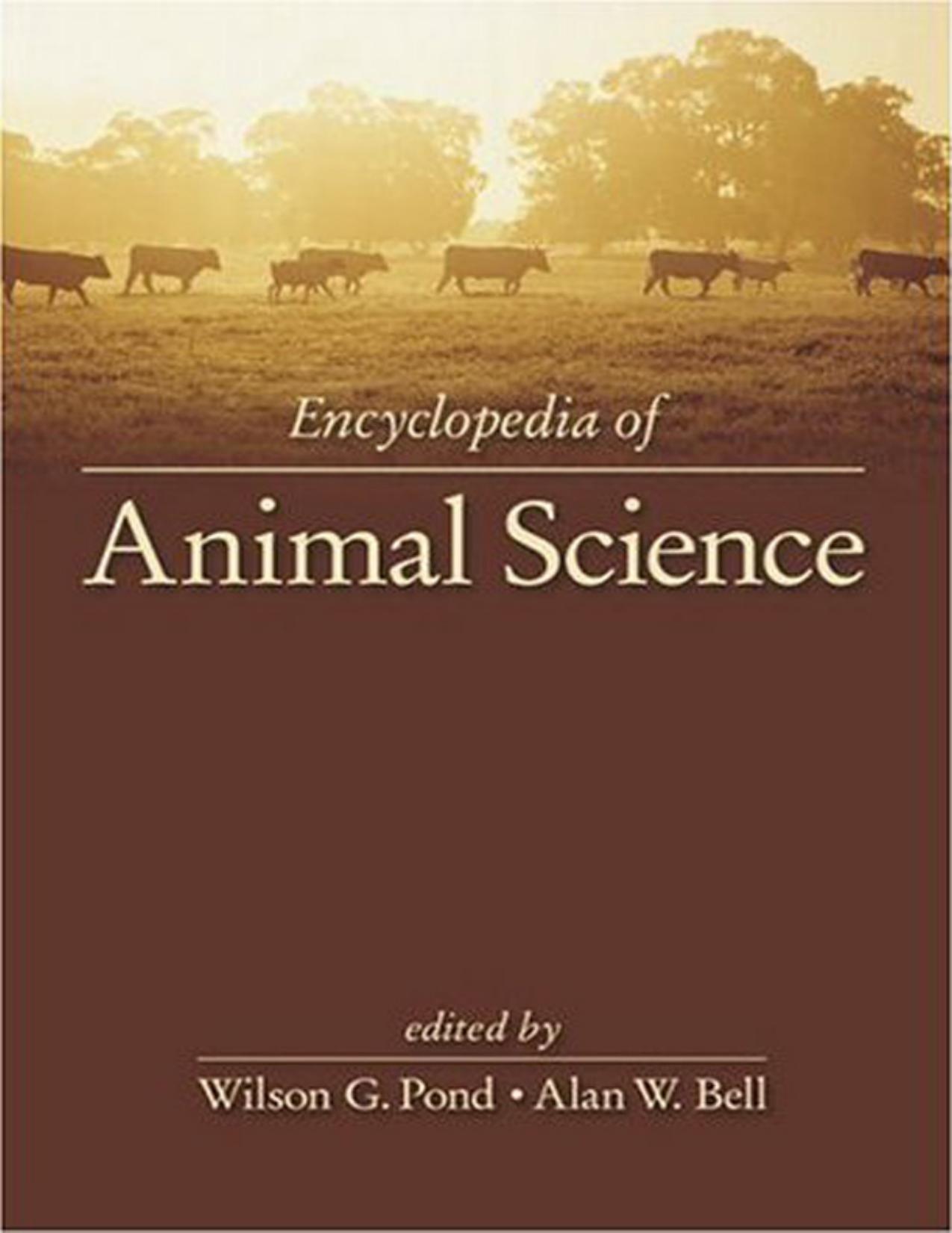 Encyclopedia of Animal Science by Dekker