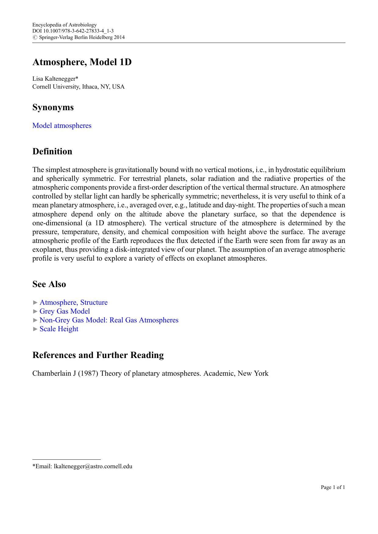Encyclopedia of Astrobiology by unknow