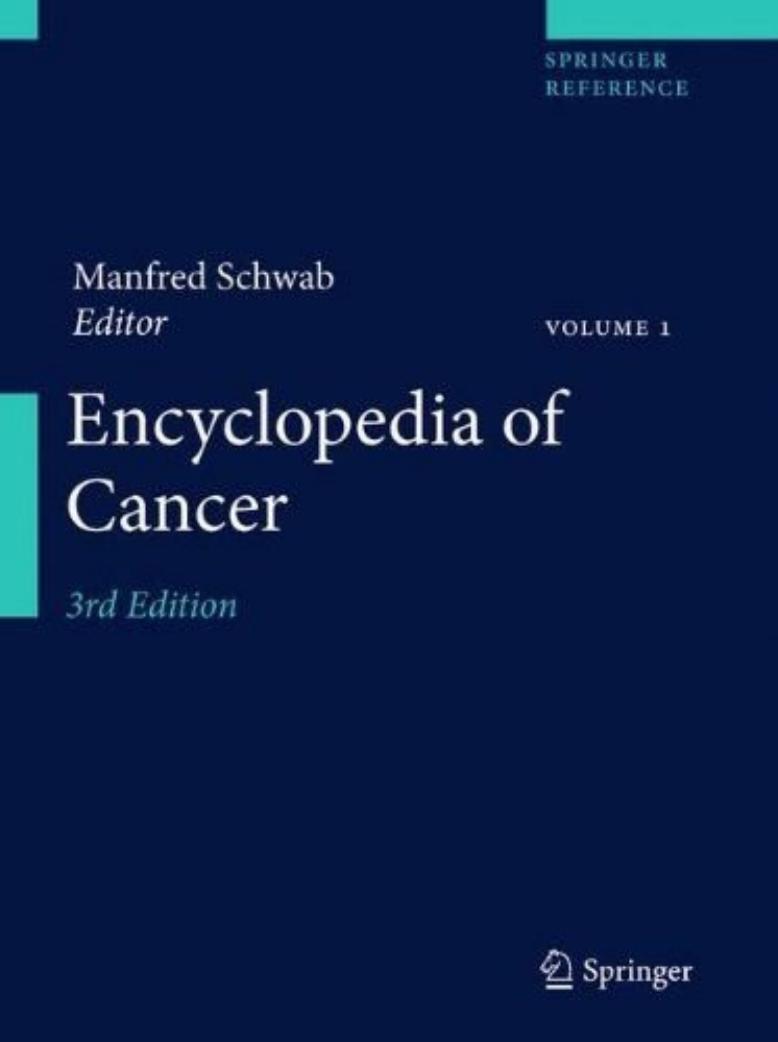 Encyclopedia of Cancer, 3rd Edition by Unknown
