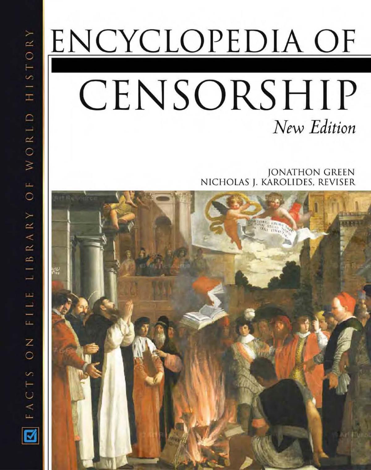 Encyclopedia of Censorship by Green Jonathan