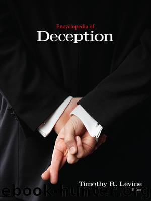 Encyclopedia of Deception by Levine Timothy R