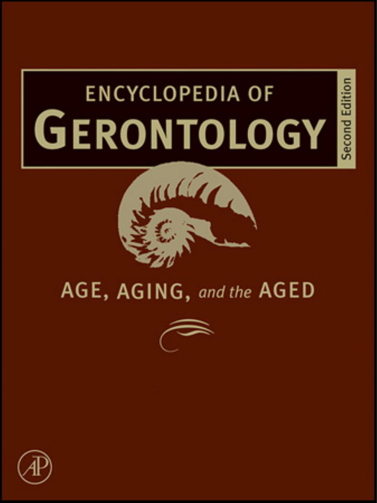Encyclopedia of Gerontology by Unknown