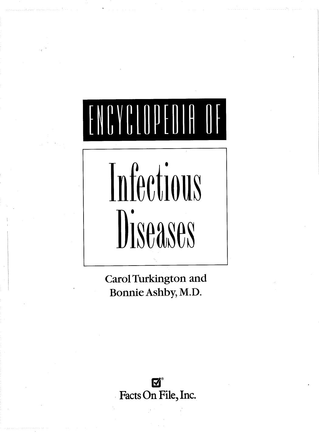 Encyclopedia of Infectious Diseases by Unknown