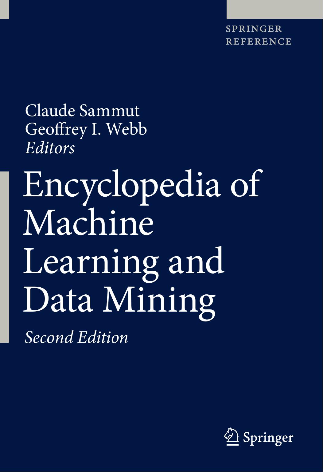 Encyclopedia of Machine Learning and Data Mining 2nd Edition by Unknown
