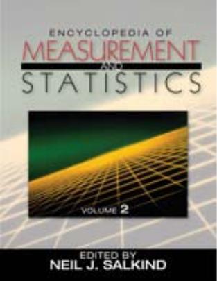 Encyclopedia of Measurement and Statistics by Unknown