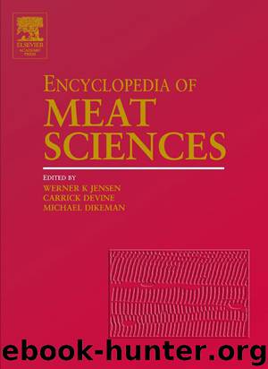 Encyclopedia of Meat Sciences, Three-Volume Set by unknow