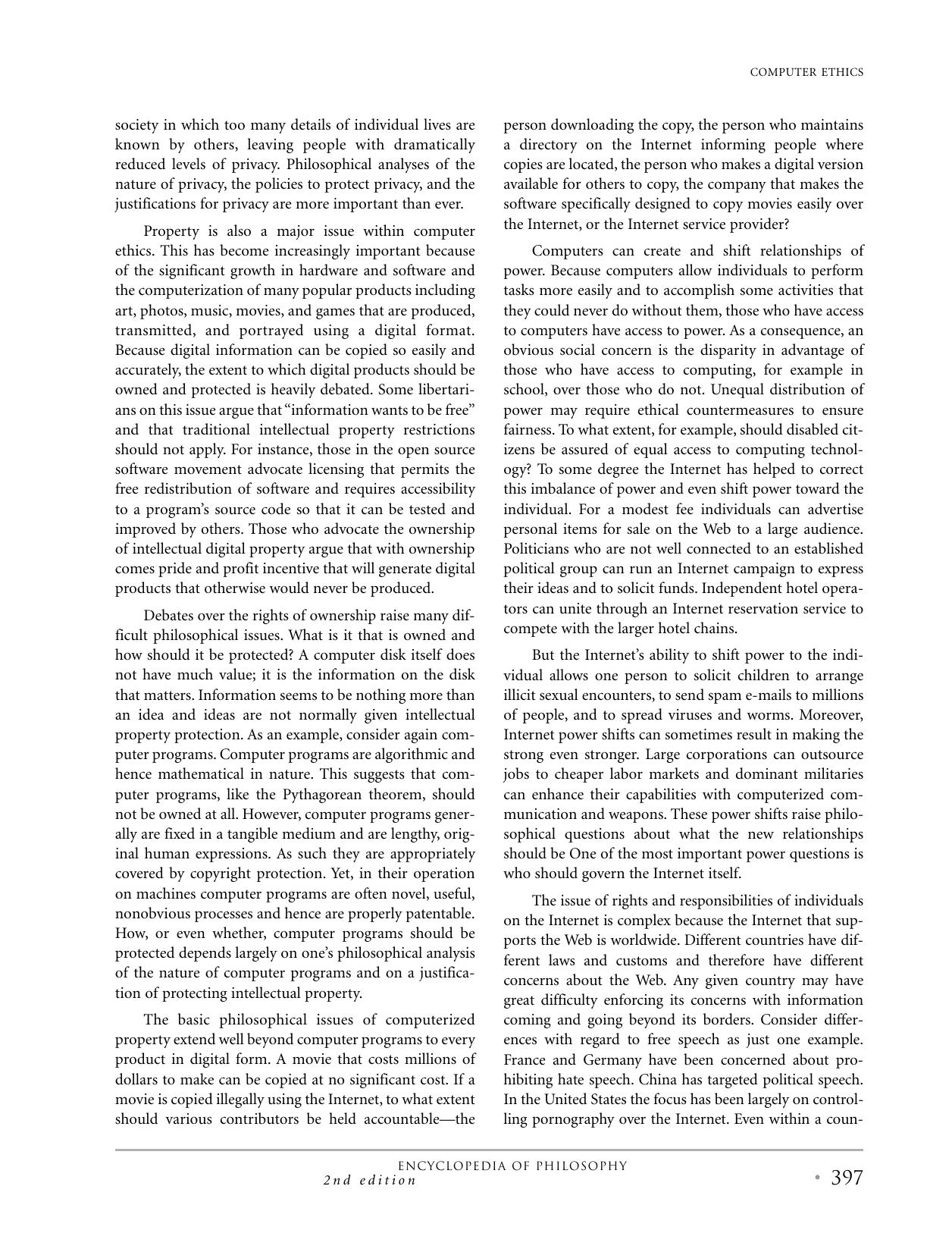 Encyclopedia of Philosophy Vol 2 by Unknown