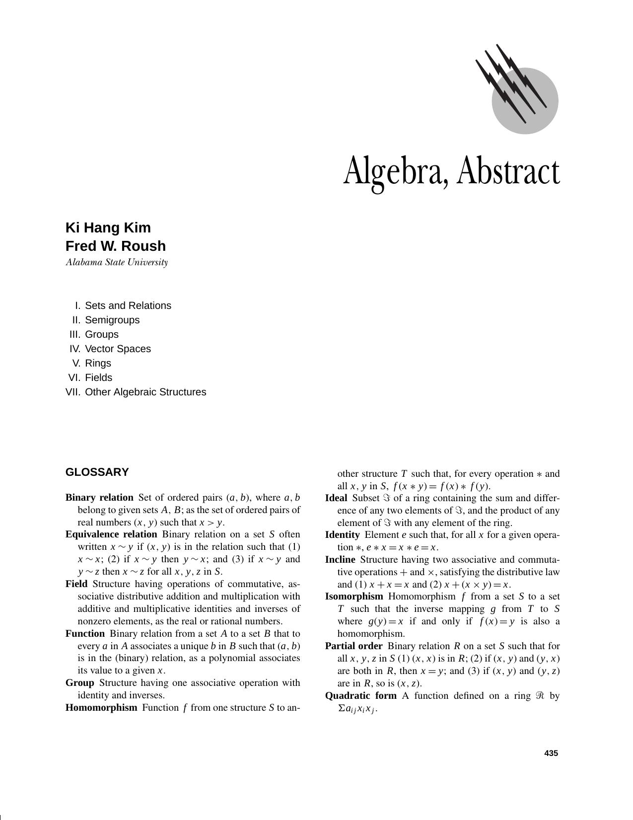 Encyclopedia of Physical Science and Technology by Mathematics