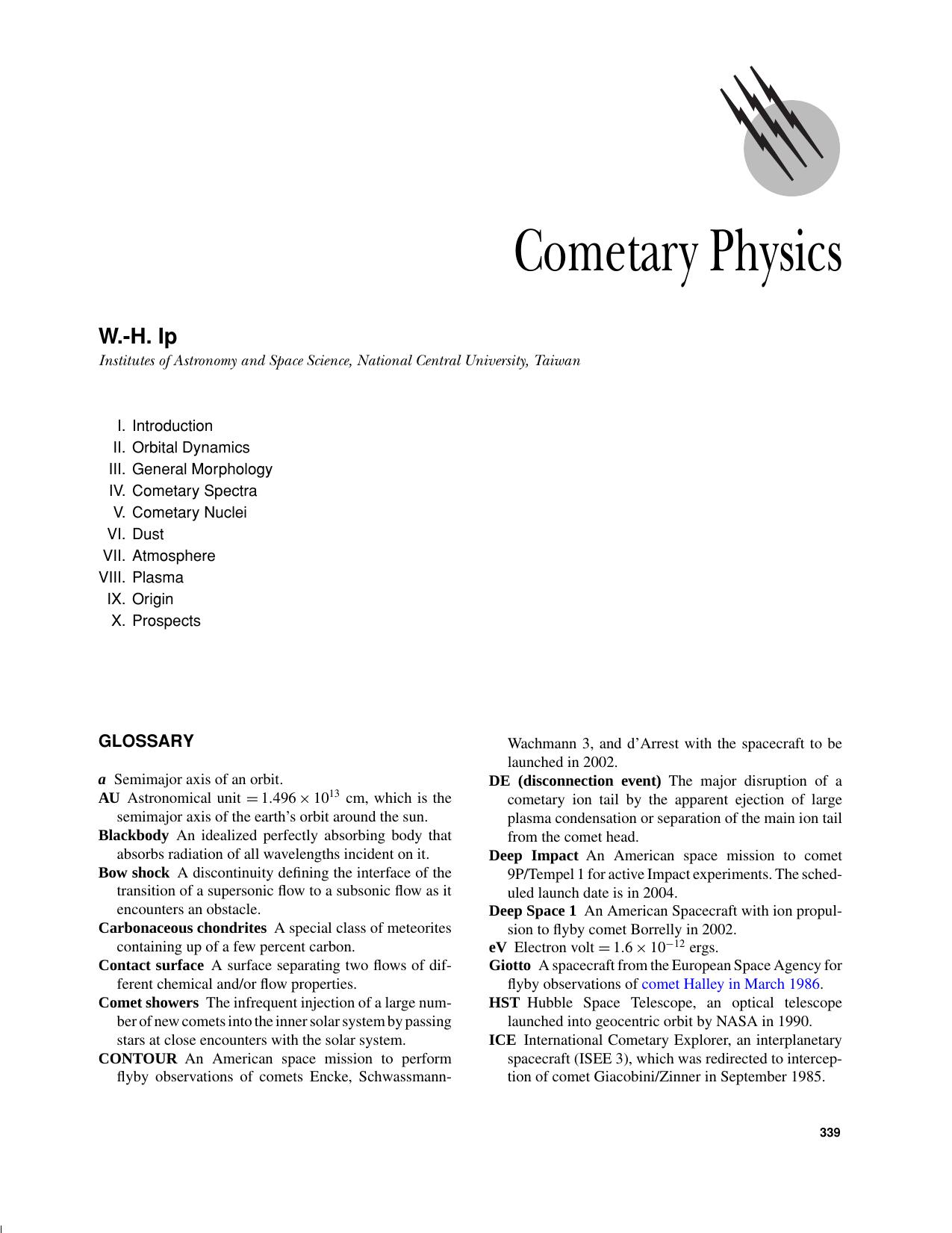 Encyclopedia of Physical Science and Technology by Solar System