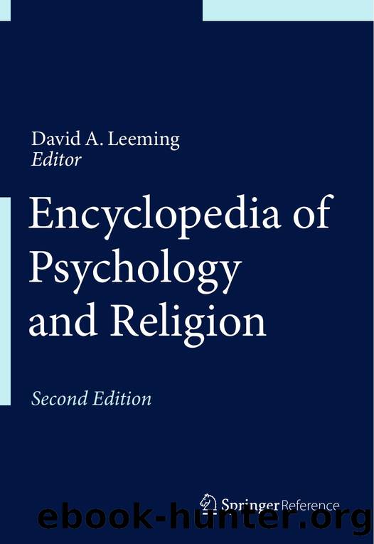 Encyclopedia of Psychology and Religion by Leeming David A.;