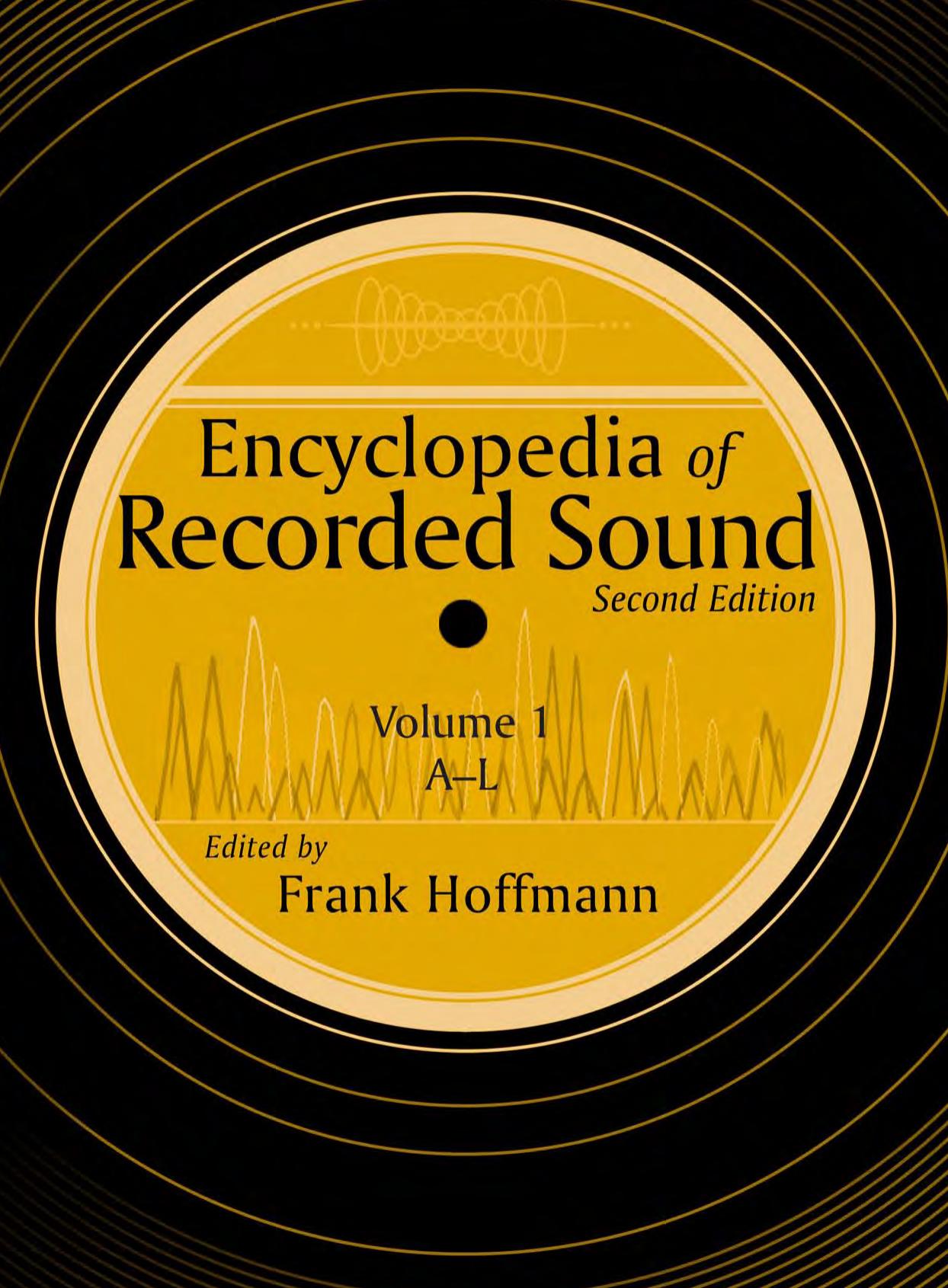 Encyclopedia of Recorded Sound by unknow