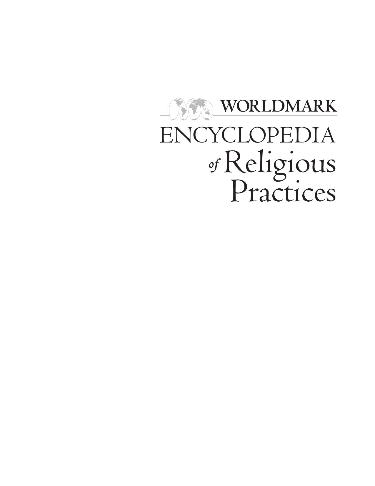 Encyclopedia of Religious Practices Vol2 by Unknown