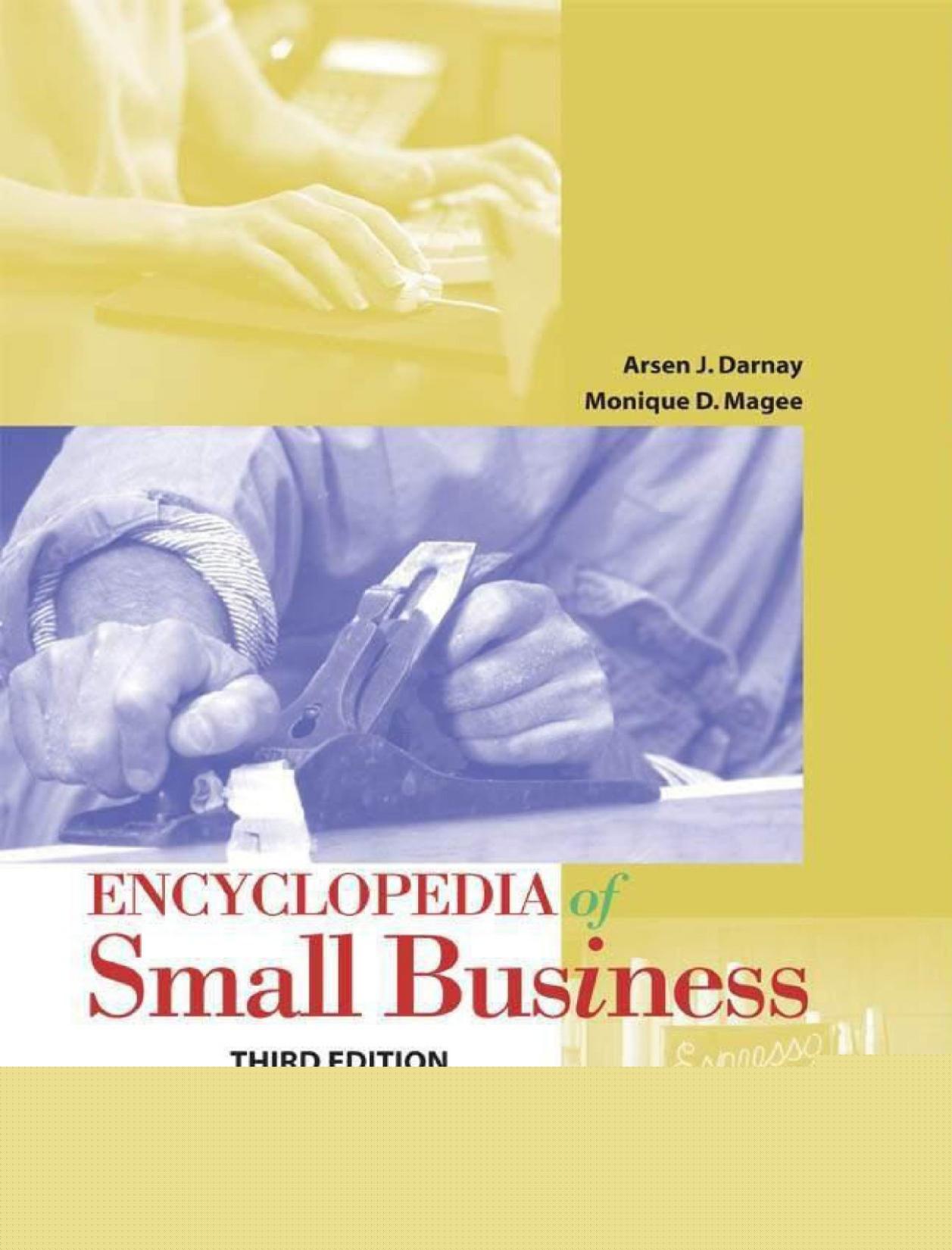 Encyclopedia of Small Business by Unknown